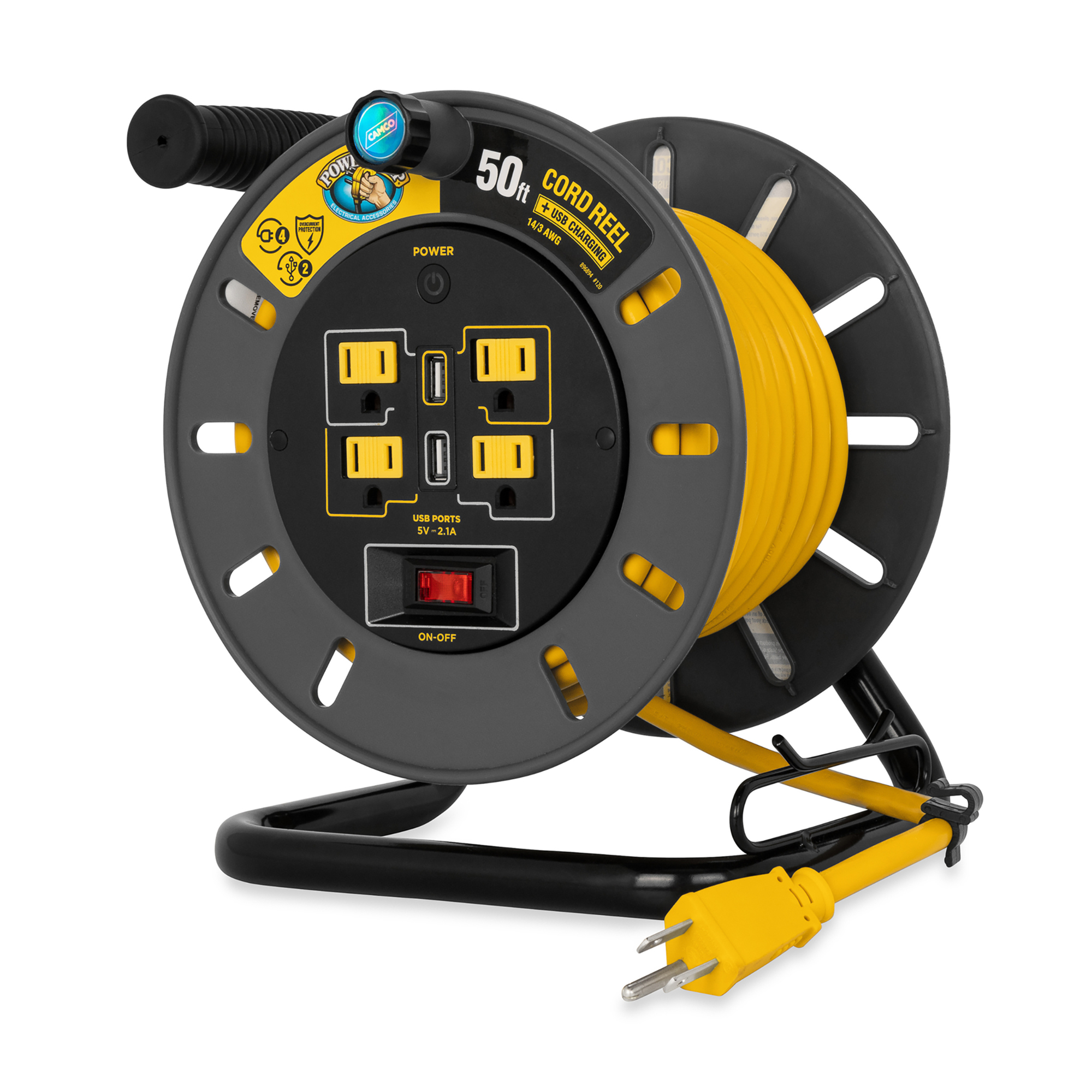 PowerGrip, Extension Cord Reel, 50'